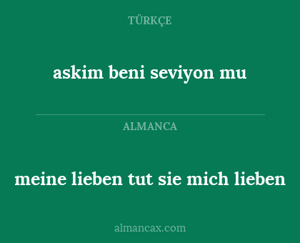 askim beni seviyon mu - meine lieben tut sie mich lieben