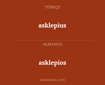 asklepios - asklepius