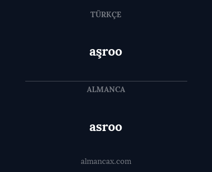 asroo - aşroo