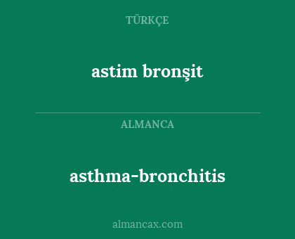 astim bronşit - asthma-bronchitis