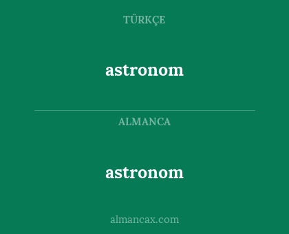 astronom - astronom