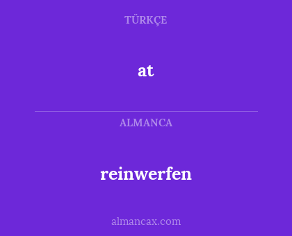 at - reinwerfen