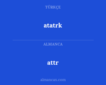 attr - atatrk