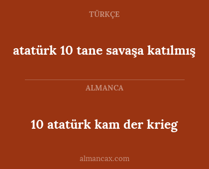 atatürk 10 tane savaşa katılmış - 10 atatürk kam der krieg
