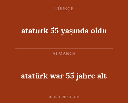atatürk war 55 jahre alt - ataturk 55 yaşında oldu