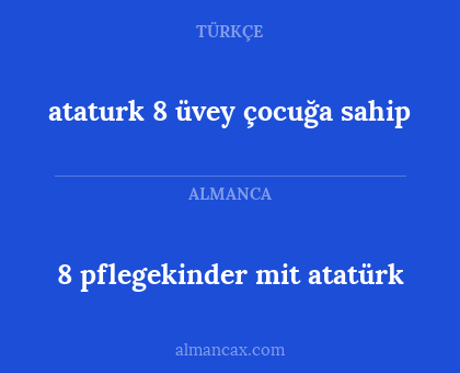 8 pflegekinder mit atatürk - ataturk 8 üvey çocuğa sahip