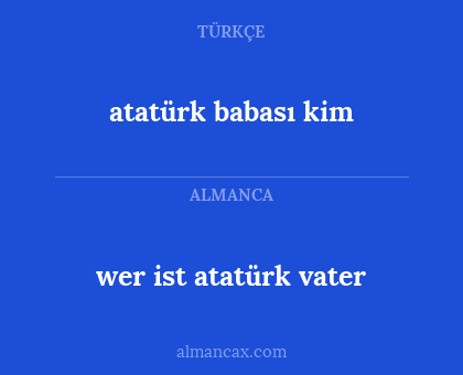 wer ist atatürk vater - atatürk babası kim