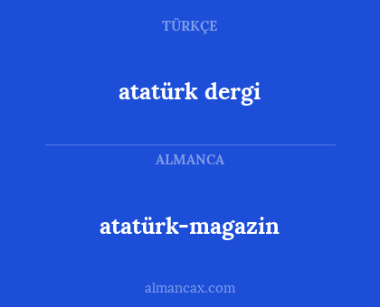 atatürk dergi - atatürk-magazin