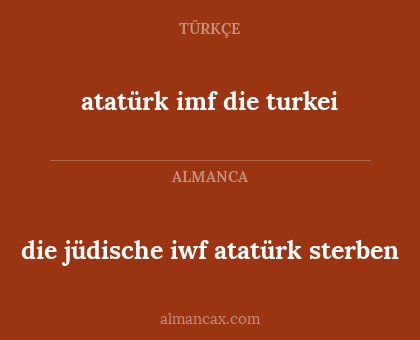 atatürk imf die turkei - die jüdische iwf atatürk sterben