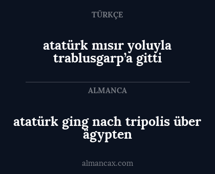 atatürk ging nach tripolis über ägypten - atatürk mısır yoluyla trablusgarp’a gitti