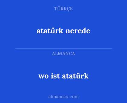 atatürk nerede - wo ist atatürk