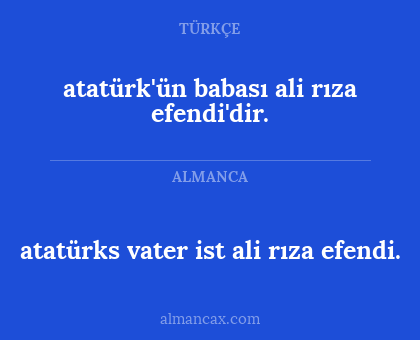 atatürk'ün babası ali rıza efendi'dir. - atatürks vater ist ali rıza efendi.