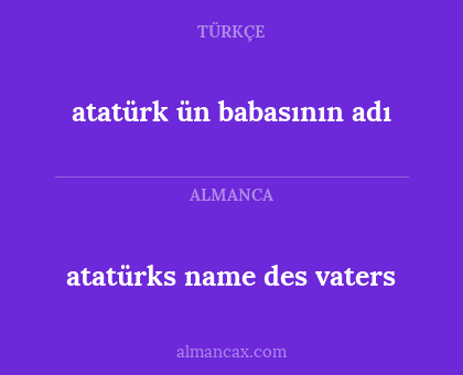 atatürk ün babasının
adı - atatürks name des vaters
