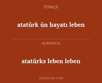 atatürk ün hayatı
leben - atatürks leben
leben