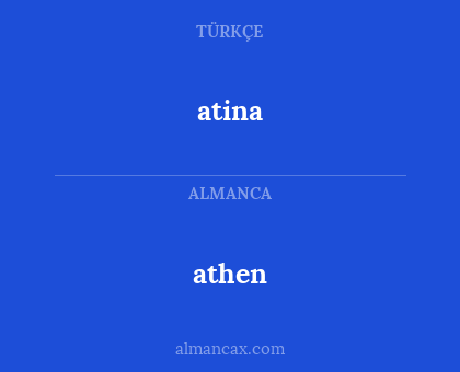 atina - athen