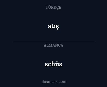 schüs - atış
