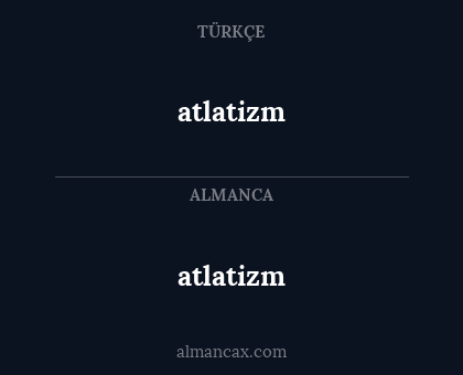 atlatizm - atlatizm