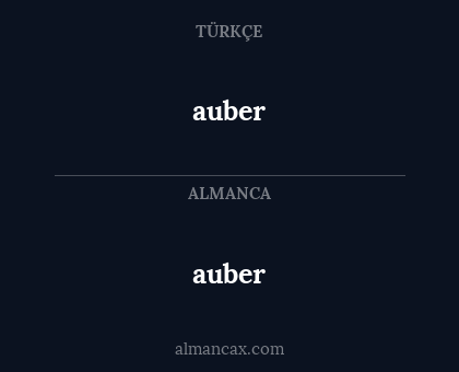 auber - auber