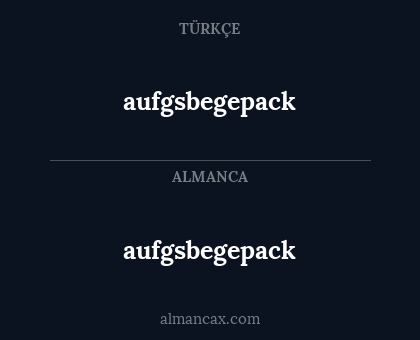 aufgsbegepack - aufgsbegepack