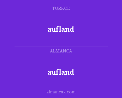 aufland - aufland