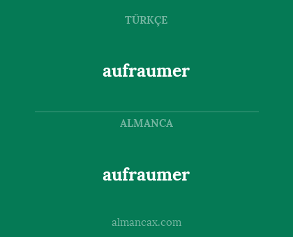 aufraumer - aufraumer