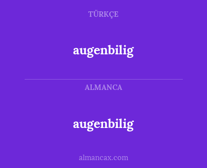 augenbilig - augenbilig