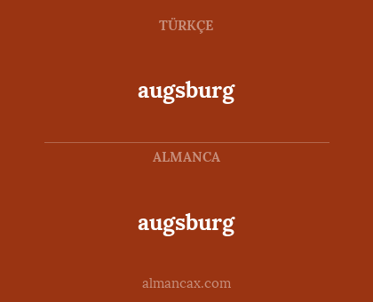 augsburg - augsburg