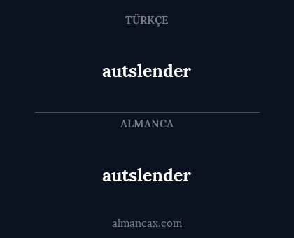 autslender - autslender