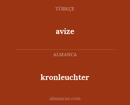 avize - kronleuchter