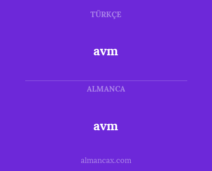 avm - avm