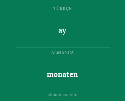ay - monaten