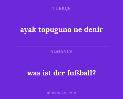 was ist der fußball? - ayak topuguno ne denir