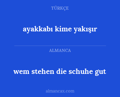 ayakkabı kime yakışır - wem stehen die schuhe gut
