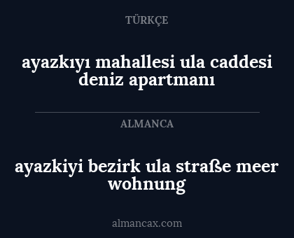 ayazkiyi bezirk ula straße meer wohnung - ayazkıyı mahallesi ula caddesi deniz apartmanı