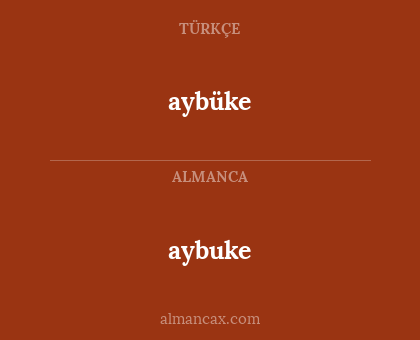 aybüke - aybuke
