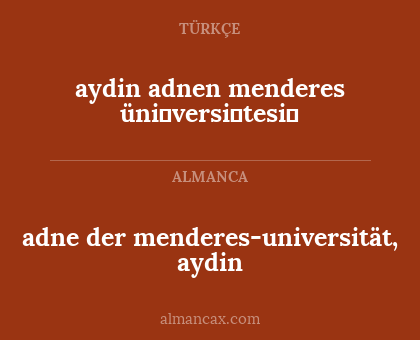 adne der menderes-universität, aydin - aydin adnen menderes üni̇versi̇tesi̇
