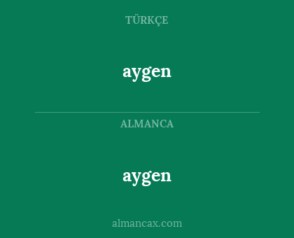 aygen - aygen