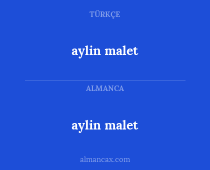 aylin malet - aylin malet