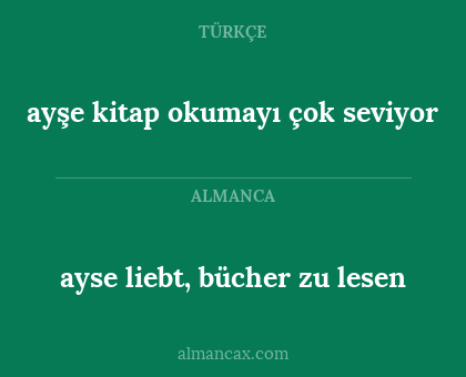 ayse liebt, bücher zu lesen - ayşe kitap okumayı çok seviyor
