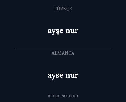ayse nur - ayşe nur