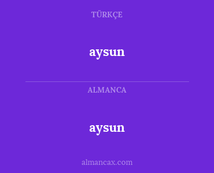 aysun - aysun