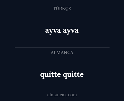 ayva 
 
ayva - quitte 

quitte