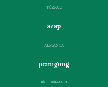 peinigung - azap