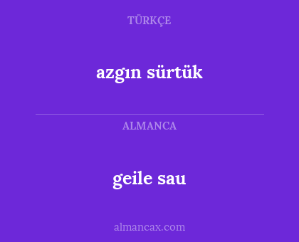 azgın sürtük - geile sau