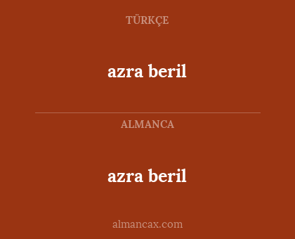 azra beril - azra beril