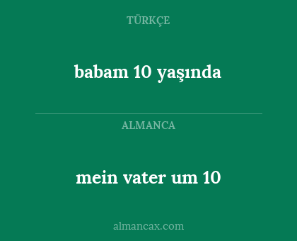 mein vater um 10 - babam 10 yaşında