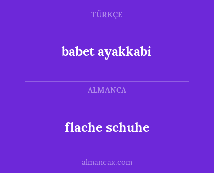 flache schuhe - babet ayakkabi