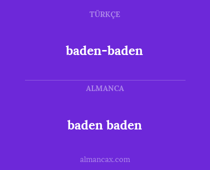 baden-baden - baden baden