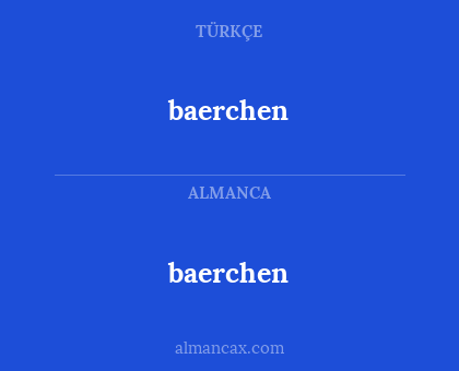 baerchen - baerchen