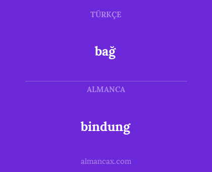 bindung - bağ